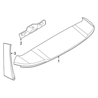 Infiniti OE - Lift Gate - Spoiler