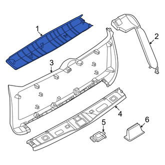 Infiniti OE - Rear Upper Liftgate Trim