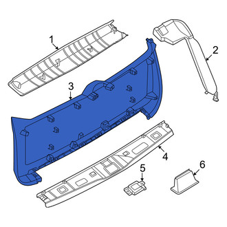 Infiniti OE - Rear Lower Liftgate Trim