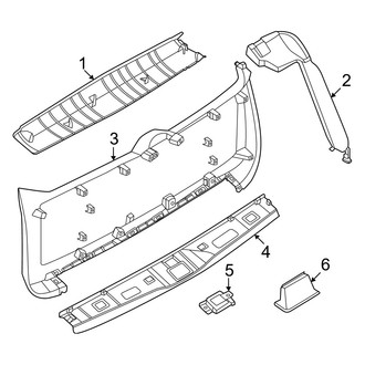 Infiniti OE - Lift Gate - Interior Trim