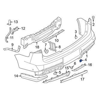 Infiniti OE - Bumper Cover Nut