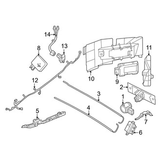 Infiniti OE - Rear Bumper - Electrical Components