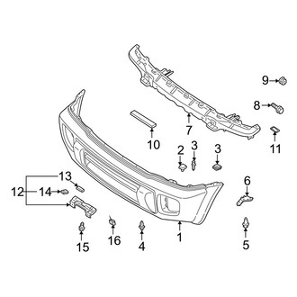 Infiniti OE - Front Bumper - Bumper & Components