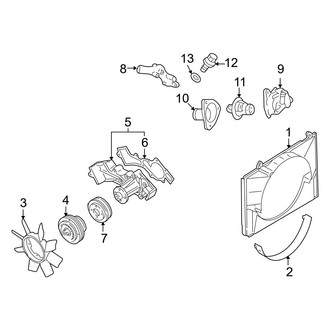 Infiniti OE - Cooling - Water Pump & Fan