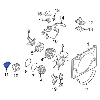 Infiniti OE - Engine Coolant Outlet Gasket