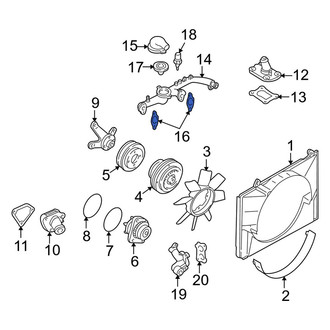 Infiniti OE - Engine Coolant Outlet Gasket