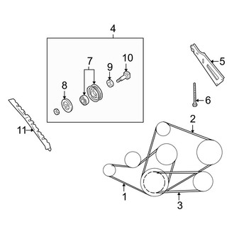 Infiniti OE - Cooling - Belts & Pulleys