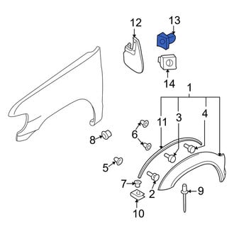 Infiniti OE - Fender Liner Nut