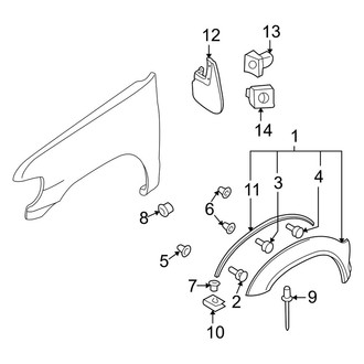 Infiniti OE - Fender - Exterior Trim