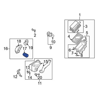 Infiniti OE - Engine Air Intake Hose