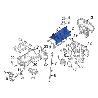 Infiniti OE - Left Engine Valve Cover