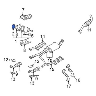 Infiniti OE - Center Catalytic Converter Gasket