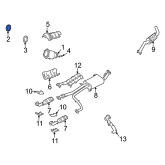 Infiniti OE - Center Catalytic Converter Gasket