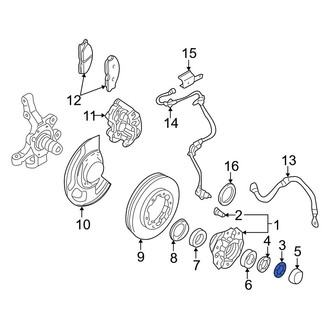 Infiniti OE - Axle Nut Washer