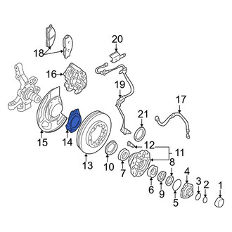 Infiniti OE - Front Wheel Seal