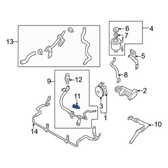 Infiniti OE - Front Power Steering Pressure Switch