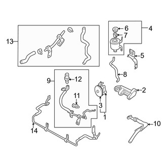Infiniti OE - Steering Gear & Linkage - Pump & Hoses