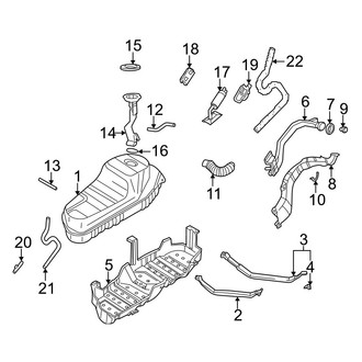 Infiniti OE - Fuel System Components (To 4/98)