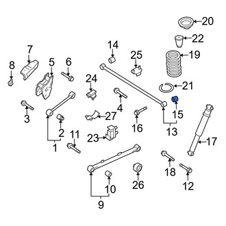 Infiniti OE - Rear Left Suspension Lateral Arm Bushing