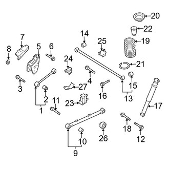 Infiniti OE - Rear Suspension - Suspension Components