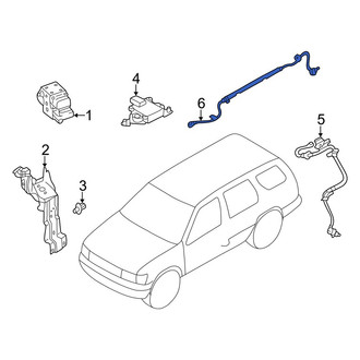 Infiniti OE - Front Left ABS Wheel Speed Sensor