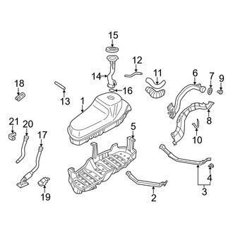 Infiniti OE - Fuel System Components (From 4/98)