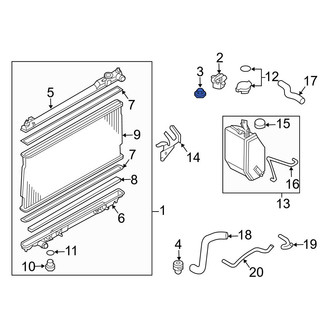 Infiniti OE - Upper Radiator Insulator