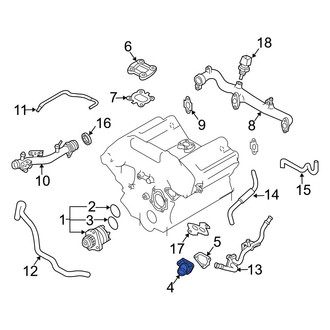 Infiniti OE - Engine Coolant Thermostat Kit