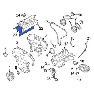Infiniti OE - Left Engine Valve Cover Gasket
