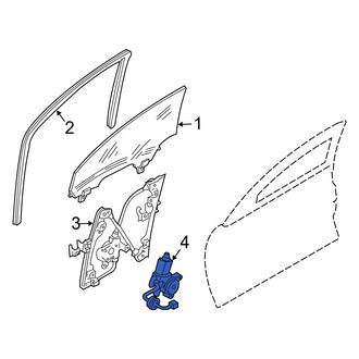Infiniti OE - Front Right Window Motor