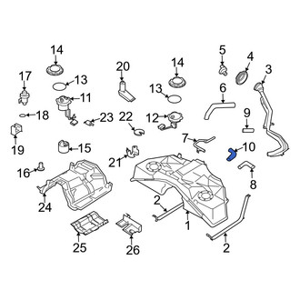Infiniti OE - Evaporative Emissions System Lines