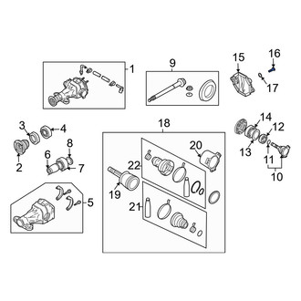 Infiniti OE - Differential Housing Fill Plug