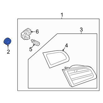 Infiniti OE - Trunk Trim Panel Nut