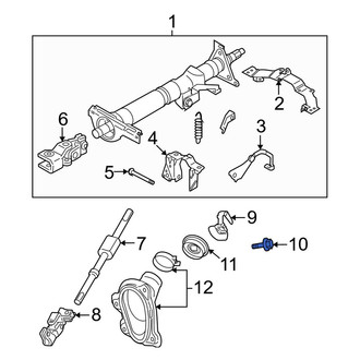 Infiniti OE - Lower Steering Shaft Bolt