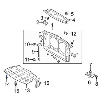 Infiniti OE - Grille Molding Bolt