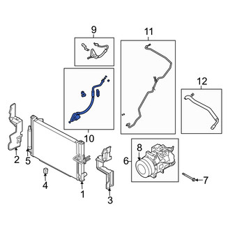 Infiniti OE - A/C Refrigerant Suction Hose