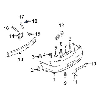 Infiniti OE - Hood Release Cable Screw