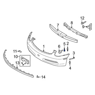 Infiniti OE - Front Bumper Cover Grommet