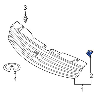 Infiniti OE - Grille Retainer