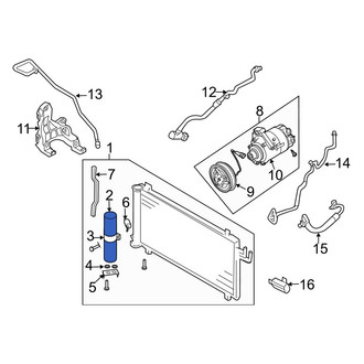 Infiniti OE - A/C Receiver Drier