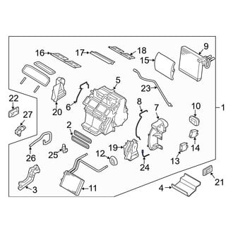 Infiniti OE - A/C Evaporator Temperature Sensor