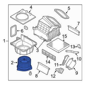 Infiniti OE - HVAC Blower Motor Assembly