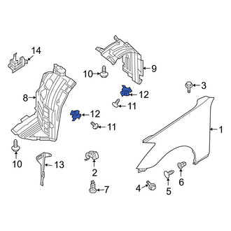 Infiniti OE - Fender Liner Retainer