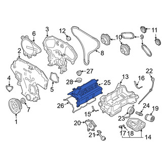 Infiniti OE - Right Engine Valve Cover