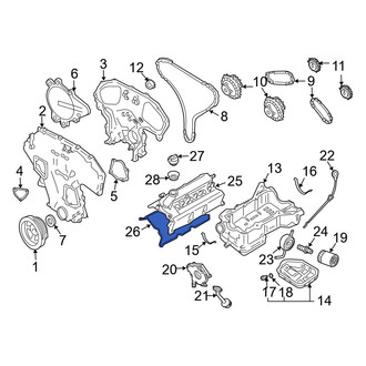Infiniti OE - Right Engine Valve Cover Gasket