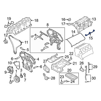 Infiniti OE - Left Engine Valve Cover Gasket