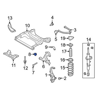 Infiniti OE - Suspension Control Arm Nut