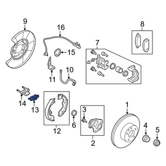 Infiniti OE - Rear Parking Brake Lever