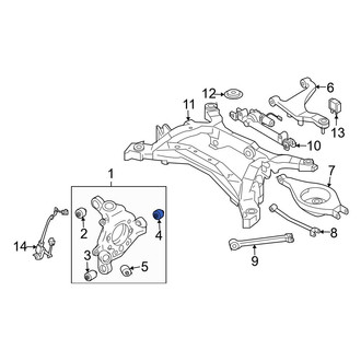 Infiniti OE - Rear Suspension Knuckle Bushing