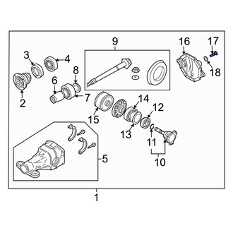 Infiniti OE - Differential Housing Fill Plug
